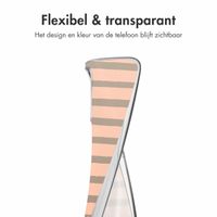 imoshion Design hoesje Samsung Galaxy A53 - Striped peach reverse