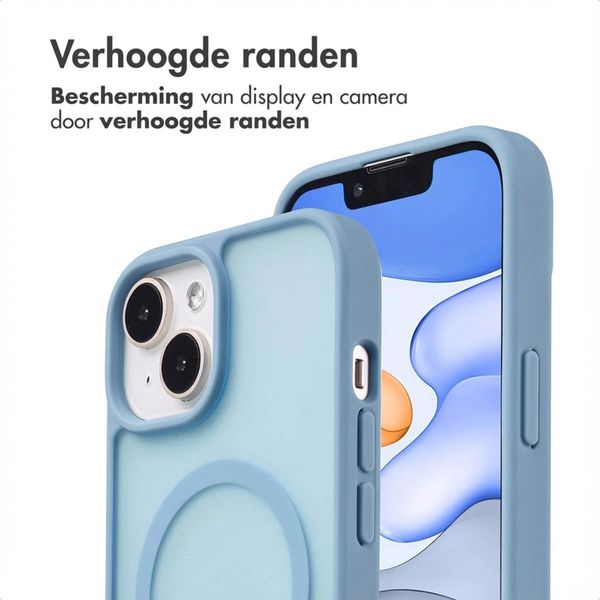 imoshion Color Guard Backcover met MagSafe Apple iPhone 15 - Lichtblauw