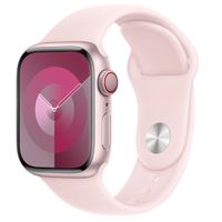 Apple 5 Pack Siliconen solobandje Apple Watch | 38/40/41/42 mm - Maat 2 - Light Pink/ Winter Blue/ Sprout Green/ Orange Sorbet/ White