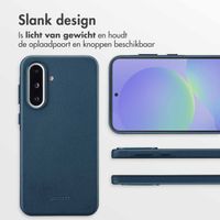 Accezz MagSafe Leather Backcover Samsung Galaxy A36 / A56 - Nightfall Blue