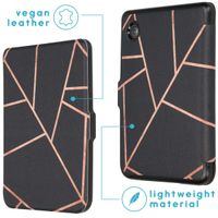 imoshion Design Slim Hard Case Sleepcover Kobo Clara 2E / Tolino Shine 4 - Black Graphic