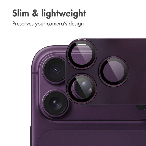 imoshion Camera Protector Glass 2-pack Apple iPhone 18 Pro Max / 17 Pro Max - Plum