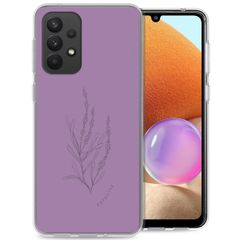 imoshion Design hoesje Samsung Galaxy A33 - Floral Purple