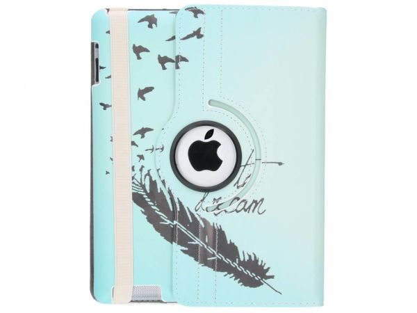 360° Draaibare Design Bookcase iPad 4 (2012) 9.7 inch / 3 (2012) 9.7 inch / 2 (2011) 9.7 inch