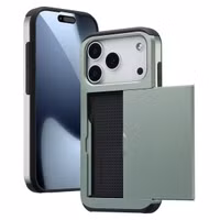 imoshion Backcover met pasjeshouder Apple iPhone 17 Pro - Groen