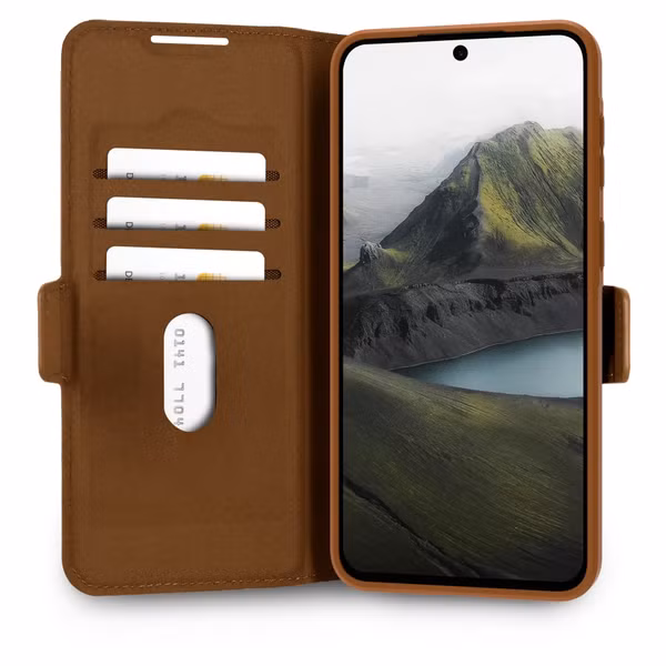 dbramante1928 Oslo Pro Bookcase Samsung Galaxy A57 (5G) - Dark Tan