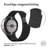 imoshion Milanees magnetisch bandje Google Pixel Watch / Watch 2 / Watch 3 (41 mm) - Zwart