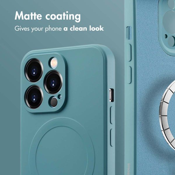 imoshion Colour Back Cover with MagSafe Apple iPhone 14 Pro Max - Smoke Green