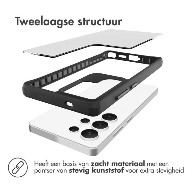 imoshion Rugged Hybrid Case Samsung Galaxy S25 Ultra - Zwart