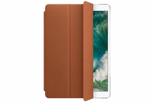 Apple Leather Smart Apple iPad 9 (2021) 10.2 / iPad 8 (2020) 10.2 / iPad 7 (2019) 10.2 / Air 3 (2019) / Pro 10.5 (2017) - Saddle Brown