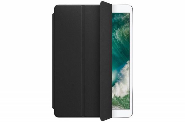Apple Leather Smart Apple iPad 9 (2021) 10.2 / iPad 8 (2020) 10.2 / iPad 7 (2019) 10.2 / Air 3 (2019) / Pro 10.5 (2017) - Zwart