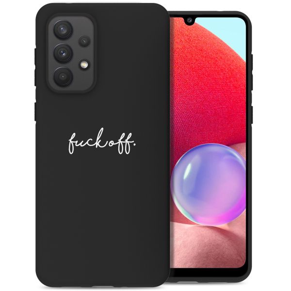 imoshion Design hoesje Samsung Galaxy A33 - Fuck Off - Zwart