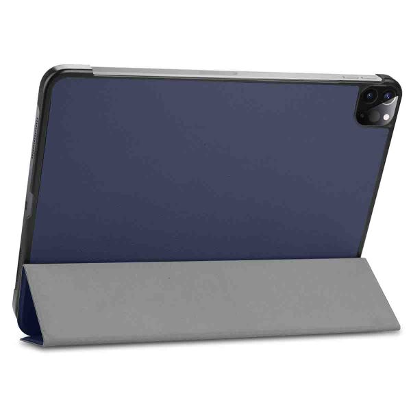 imoshion Trifold Bookcase iPad Pro 12.9 (2018/2020/2021/2022) - Donkerblauw