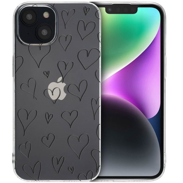 imoshion Design hoesje iPhone 14 - Hearts