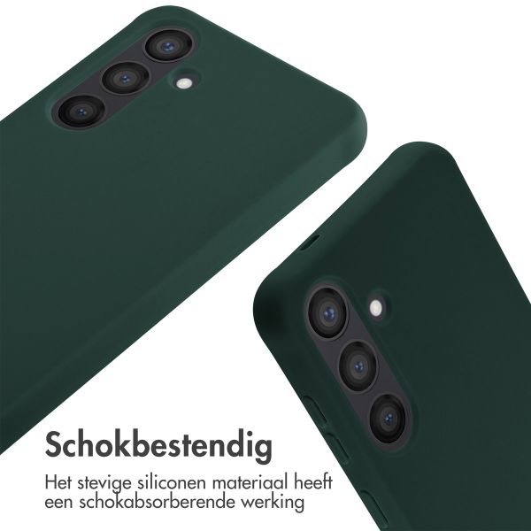 imoshion Siliconen hoesje met koord Samsung Galaxy S24 - Donkergroen