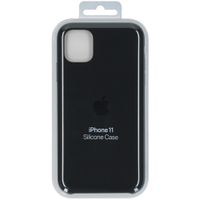 Apple Silicone Backcover iPhone 11 - Zwart