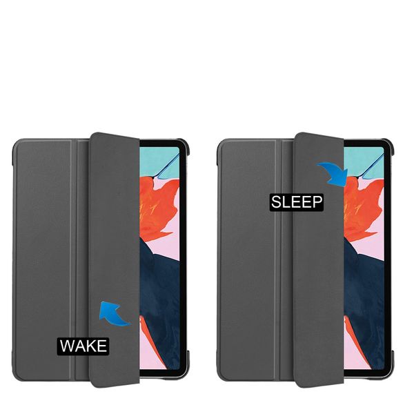 imoshion Trifold Bookcase Apple iPad Air 11 inch (2025) M3 / (2024) M2 / Air 5 (2022) / Air 4 (2020) - Grijs