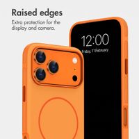 imoshion Color Backcover with Thin MagSafe Ring Apple iPhone 18 Pro Max / 17 Pro Max - Orange