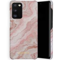 Selencia Maya Fashion Backcover Samsung Galaxy A41 - Marble Rose