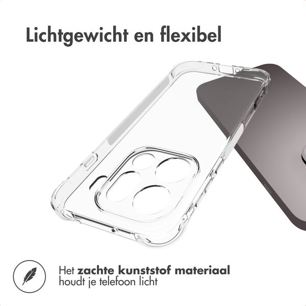 imoshion Shockproof Case Oppo Find X9 Pro - Transparant