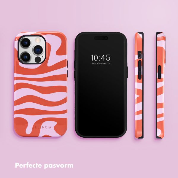 Selencia Vivid Tough Backcover iPhone 14 Pro - Dream Swirl Pink