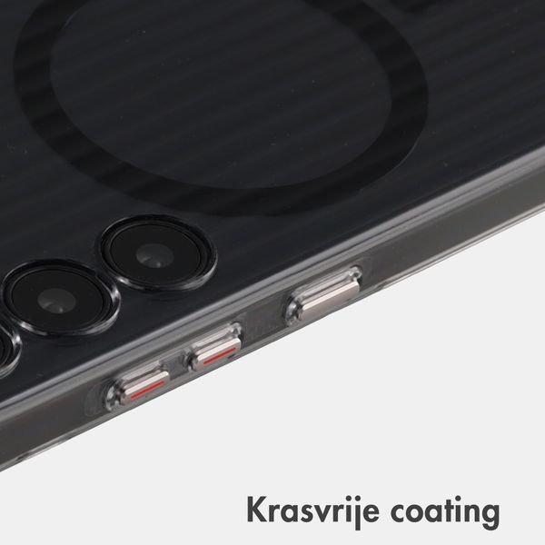 Accezz Lite Backcover met MagSafe | Fluted | Samsung Galaxy S24 - Zwart