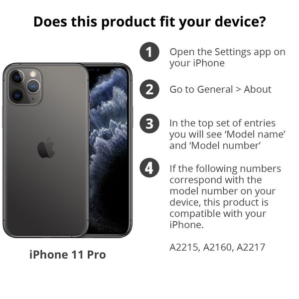 Ontwerp je eigen iPhone 11 Pro gel hoesje - Zwart