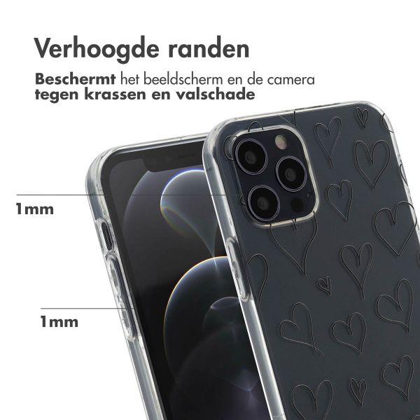 imoshion Design hoesje Apple iPhone 12 (Pro) - Hearts