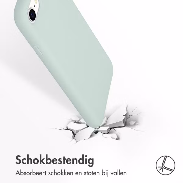 Accezz Liquid Silicone Backcover Apple iPhone SE (2022 / 2020) / 8 / 7 - Sky Blue