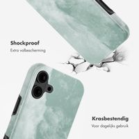 Selencia Vivid Backcover met MagSafe Apple iPhone 16 - Marble Grayed Jade