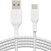 Belkin Boost↑Charge™ Braided USB-C naar USB kabel - 3 meter - Wit