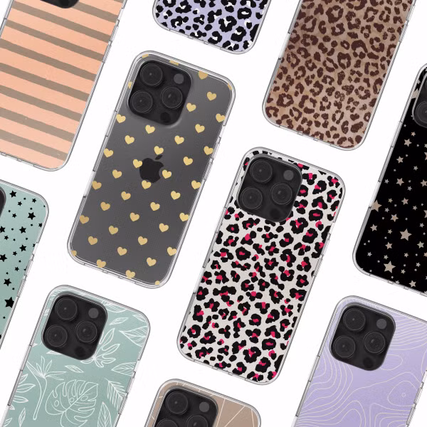 imoshion Design hoesje Apple iPhone 16 Pro - Golden Hearts