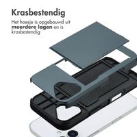 imoshion Backcover met pasjeshouder Apple iPhone 17 - Donkerblauw