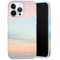 Selencia Aurora Fashion Backcover iPhone 14 Pro Max - Duurzaam hoesje - 100% gerecycled - Sky Sunset Multicolor