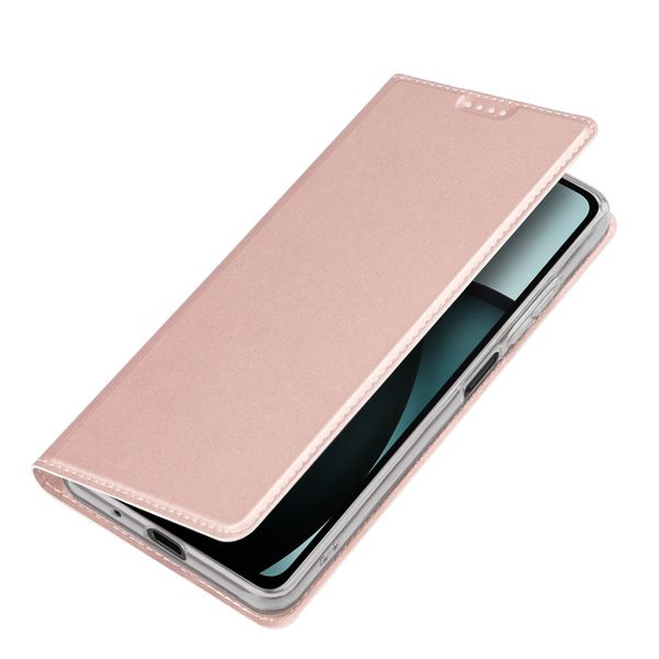 Dux Ducis Slim Softcase Bookcase Xiaomi Redmi A3 - Rosé Goud