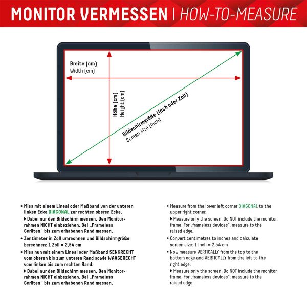 Displex Privacy Safe Magnetische Screenprotector voor universele laptops van 14 inch (16:9)