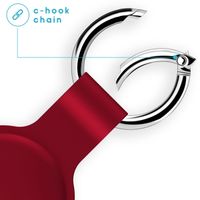 imoshion Liquid Silicone Keychain Case Apple AirTag - Rood