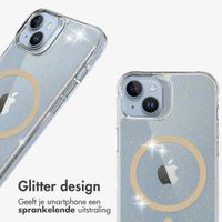 imoshion Clear Glitter Backcover met MagSafe Apple iPhone 14 - Goud