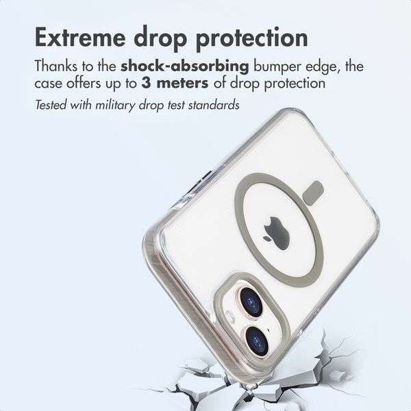 imoshion Combat MagSafe Back Cover Apple iPhone 15 - Grey