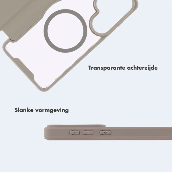 imoshion Transparante Bookcase met MagSafe Samsung Galaxy S26 Ultra - Beige
