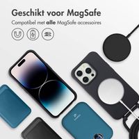 imoshion Color Backcover met afneembaar koord MagSafe Apple iPhone 14 Pro - Zwart