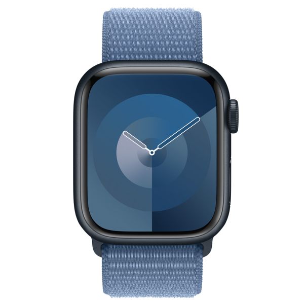 Apple Sport Loop band Apple Watch Series 1 t/m 9 / SE (38/40/41 mm) | Series 10 / 11 (42 mm) - Winter Blue