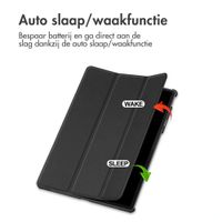 imoshion Trifold Bookcase Lenovo Idea Tab Pro Gen 2 - Zwart