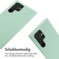 imoshion Siliconen hoesje met koord Samsung Galaxy S22 Ultra - Mintgroen