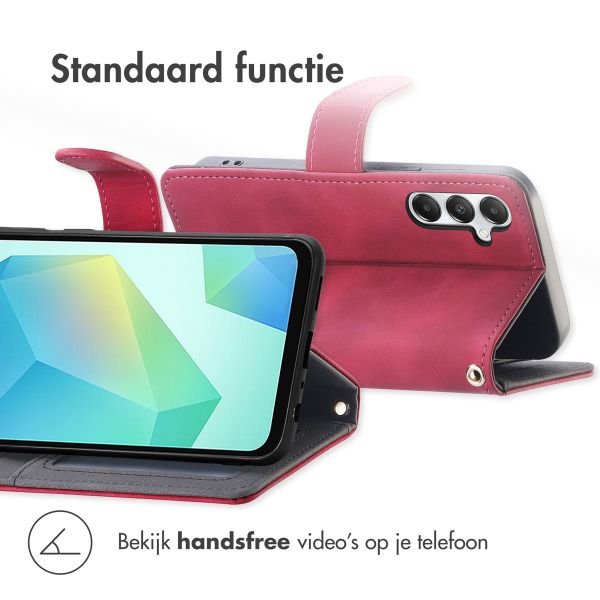 imoshion Bookcase met koord Samsung Galaxy A15 (5G/4G) - Rood