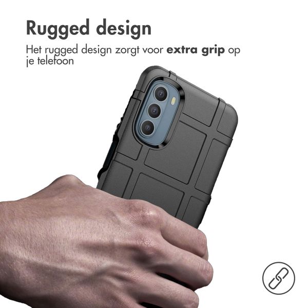 imoshion Rugged Shield Backcover Motorola Moto G31 / G41 - Zwart