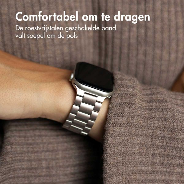 imoshion Stalen bandje Apple Watch | 44/45/46/49 mm - Starlight