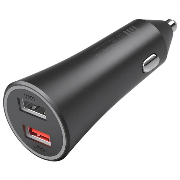 Xiaomi Originele car charger - autolader - Dual USB poort  - 37 Watt - Zwart