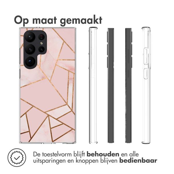 imoshion Design hoesje Samsung Galaxy S23 Ultra - Pink Graphic