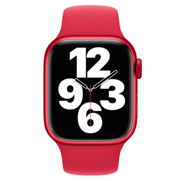 Apple Sport Band Apple Watch Series 1 t/m 9 / SE (38/40/41 mm) | Series 10 / 11 (42 mm) - Red